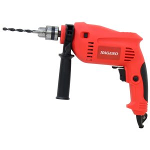 Furadeira Parafusadeira de Impacto 3/8 Pol 1.5-10mm 500W com Maleta e Acessórios