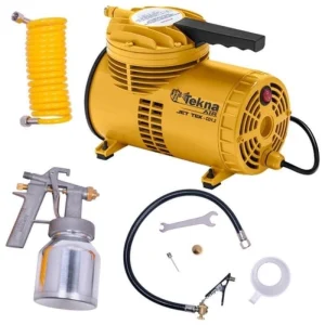 Compressor de Ar Direto 40 psi 1/4 hp com Kit bivolt CD1251BK tekna