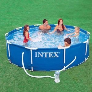 Piscina Intex 4.485 Litros Estrutural Azul Com Bomba Filtrante 110 - Image 3