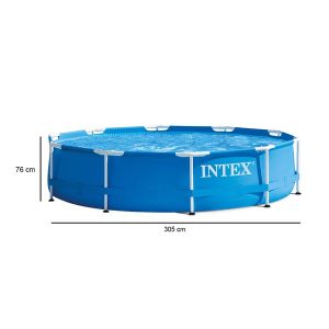Piscina Intex 4.485 Litros Estrutural Azul Com Bomba Filtrante 110 - Image 4