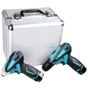 Combo de Parafusadeira Impacto e Furadeira Parafusadeira 12V Li-ion Bivolt com Maleta – MAKITA-LCT204