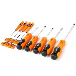 Jogo 29 peças Chave de Fenda/Phillips e Bits – FORTGPRO-FG8192