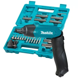 Parafusadeira Dobrável a Bateria 3,6V Lítio com Carregador Bivolt Maleta e Acessórios – MAKITA-DF001DW-P